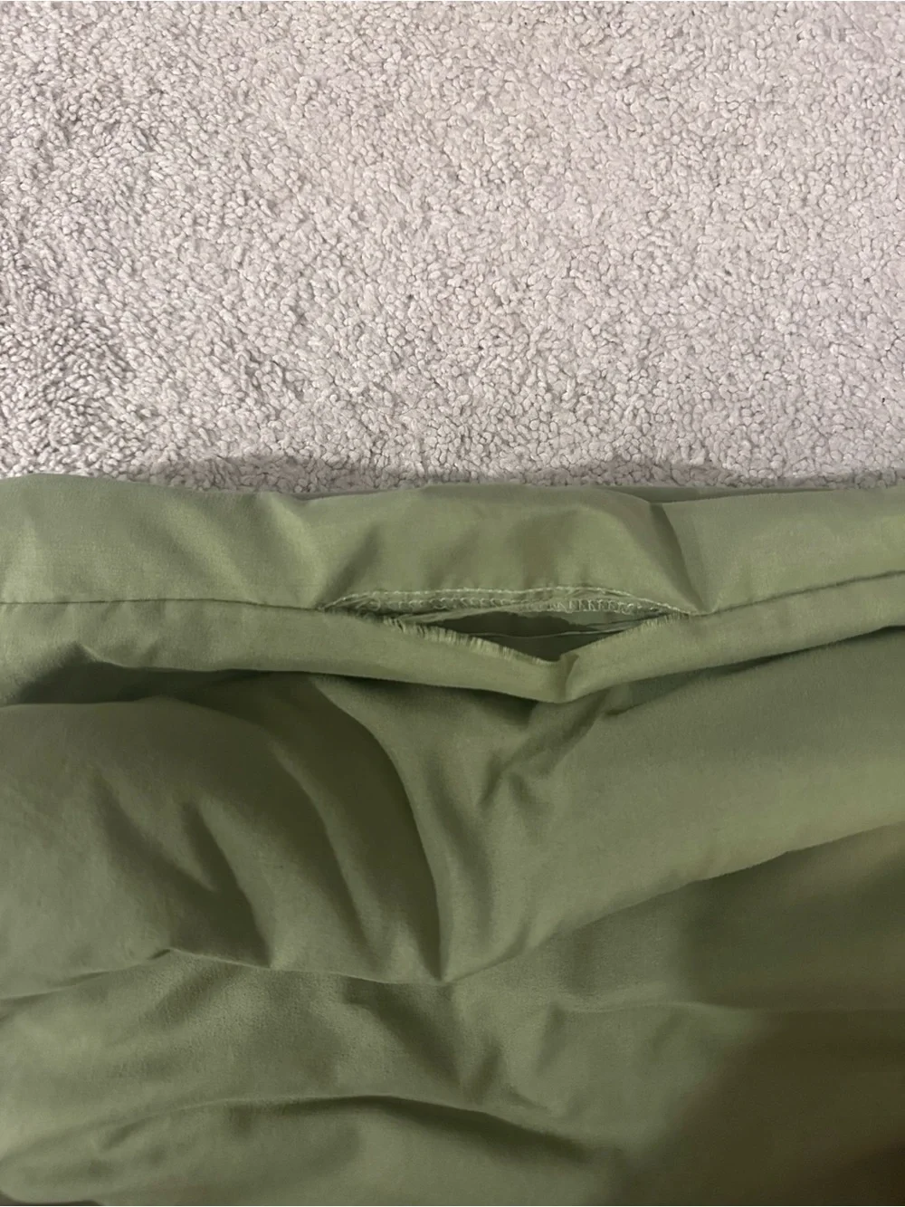 Olive Green Ultra-Soft Duvet Cover Set with 2 Pillow Shams